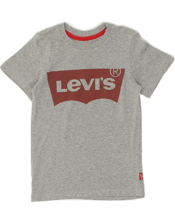 LEVI'S Boys Graphic T-Shirt Top 7-8 Years Grey | Vintage Levi's | Thrift | Second-Hand Levi's | Used Clothing | Messina Hembry 