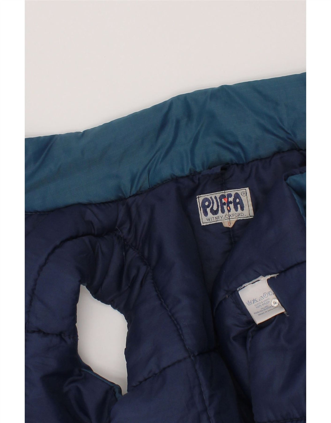 Puffa Boys Padded Gilet 7-8 Years Large Blue Nylon