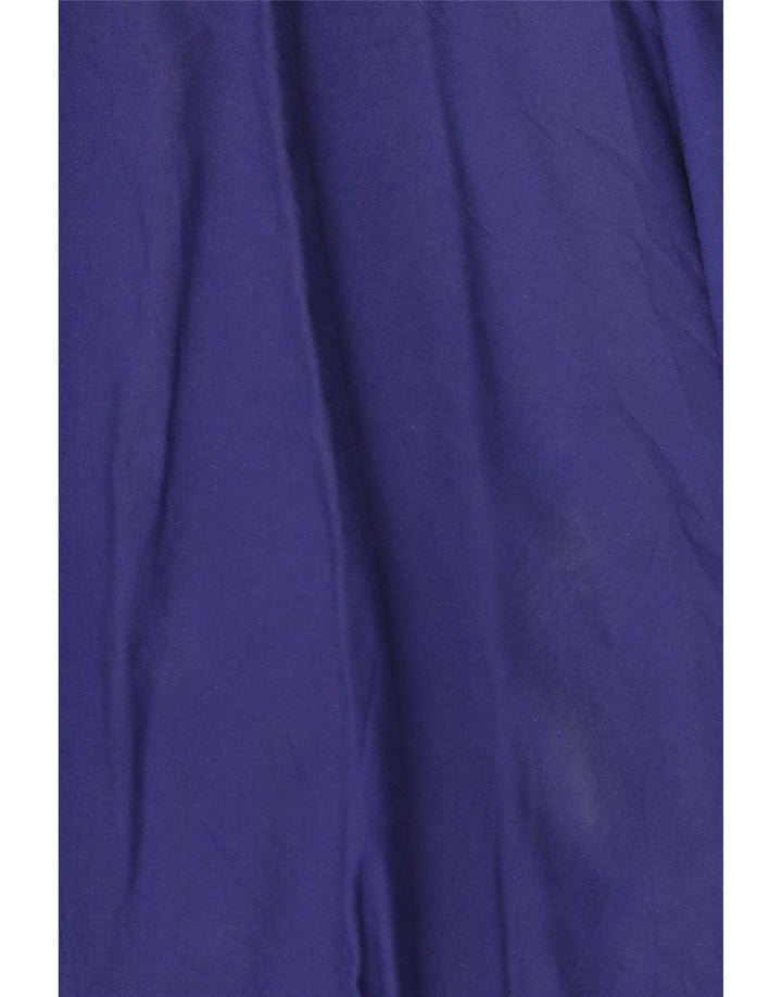 Vintage Womens Flared Skirt IT 44 Medium L28 Blue Cotton