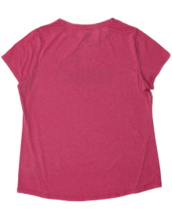 PUMA Womens Graphic T-Shirt Top UK 16 Large  Pink Polyester Vintage Puma and Second-Hand Puma from Messina Hembry 