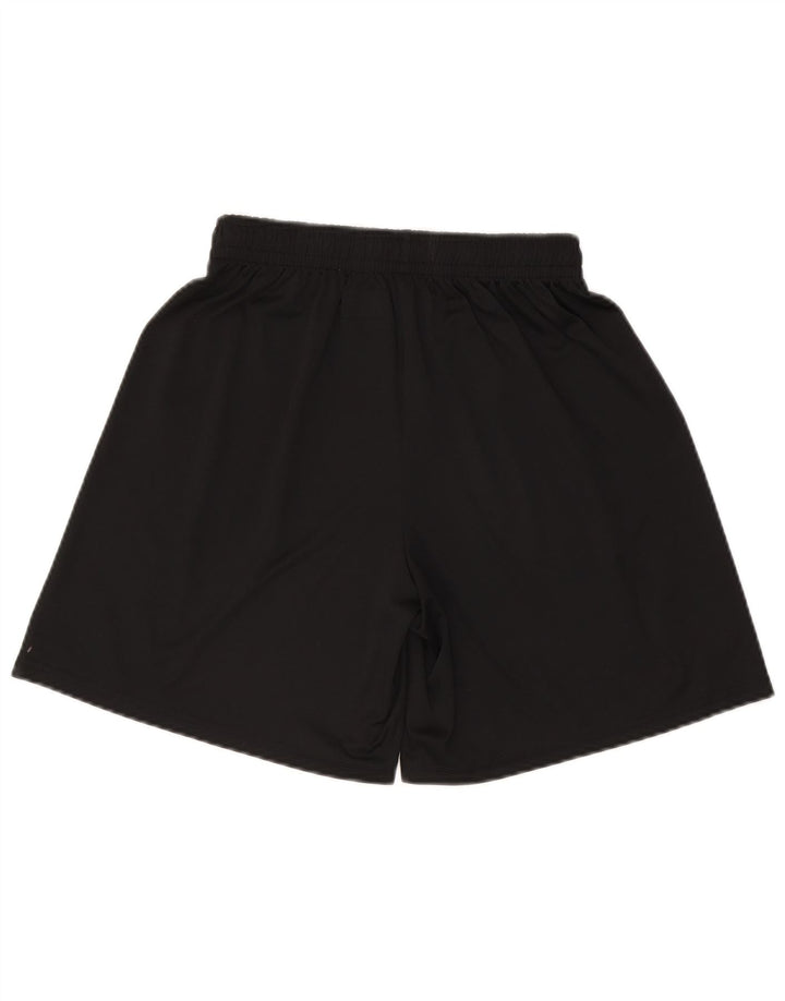 Kappa Boys Gara Graphic Sport Shorts 11-12 Years Large Black Polyester