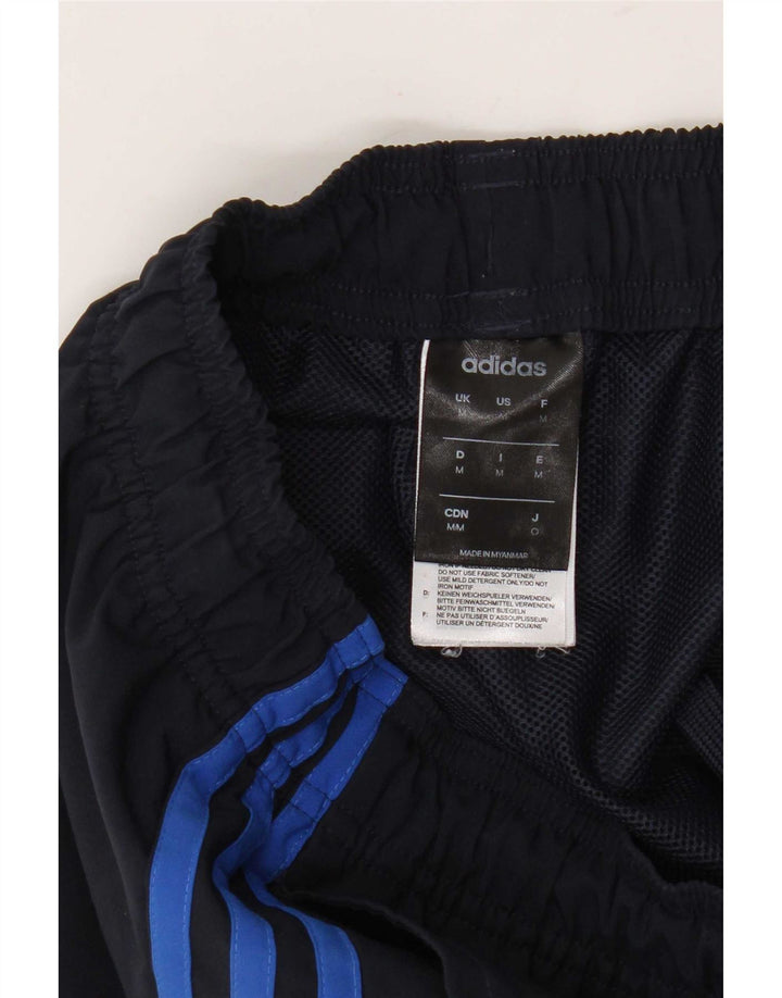 Adidas Mens Sport Shorts Medium Navy Blue Polyester