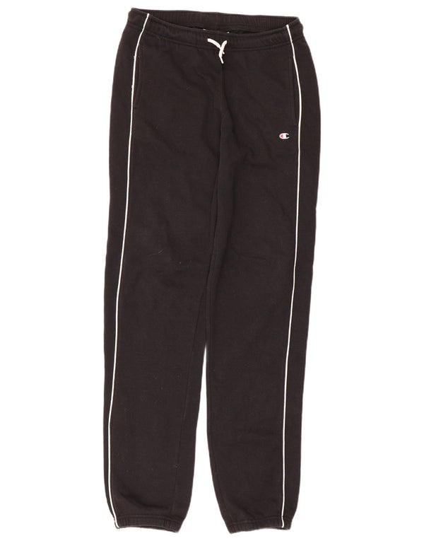 Champion Girls Tracksuit Trousers Joggers 13-14 Years XL  Black Cotton