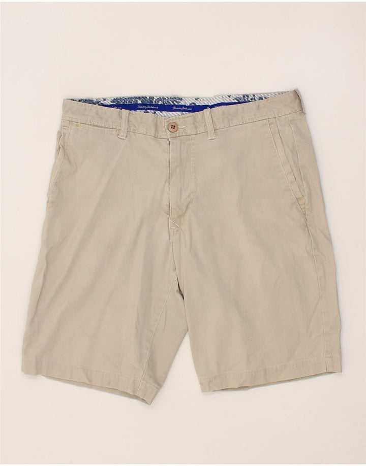 TOMMY BAHAMA Mens Chino Shorts W33 Medium  Beige Cotton