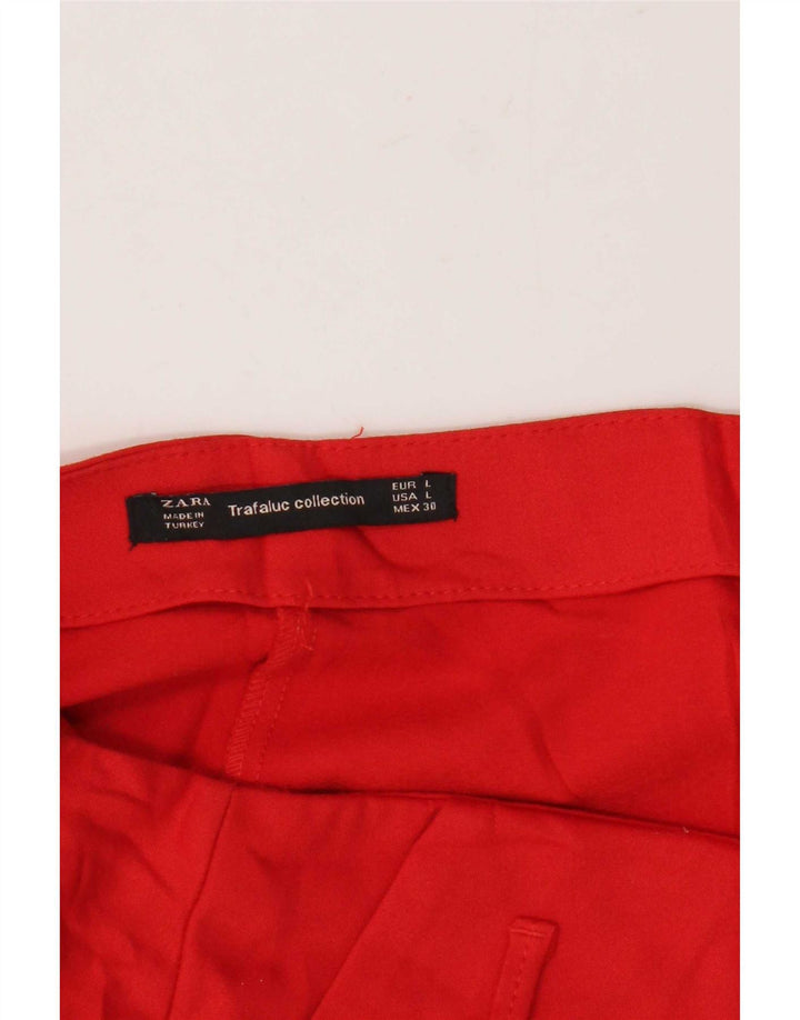 Zara Womens Skort UK 14 Large Red