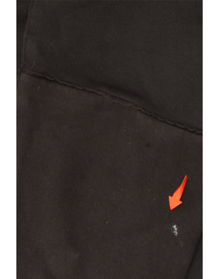 ADIDAS Mens Hoodie Jumper Medium Black Cotton