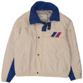 Dubin Mens Hooded Padded Jacket IT 50 Large White Colourblock Polyester
