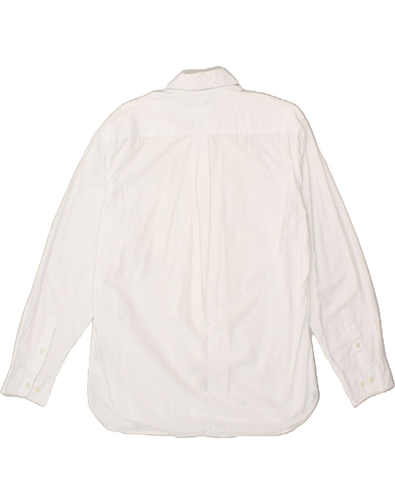 TOMMY HILFIGER Mens Shirt Large White Cotton Vintage Tommy Hilfiger and Second-Hand Tommy Hilfiger from Messina Hembry 