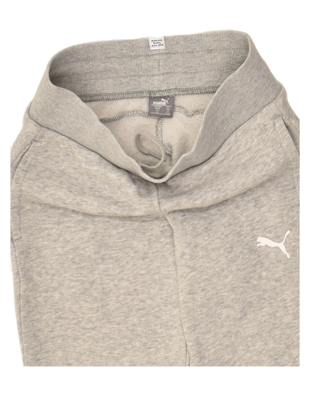 PUMA Boys Tracksuit Trousers Joggers 9-10 Years Grey Cotton | Vintage Puma | Thrift | Second-Hand Puma | Used Clothing | Messina Hembry 