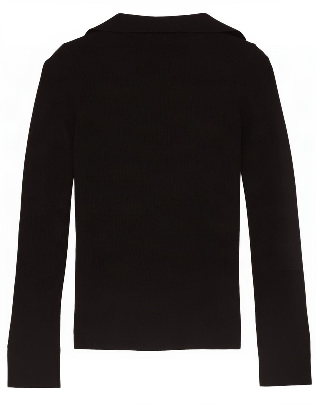 Massimo Dutti Womens Cardigan Sweater UK 10 Small Black Wool