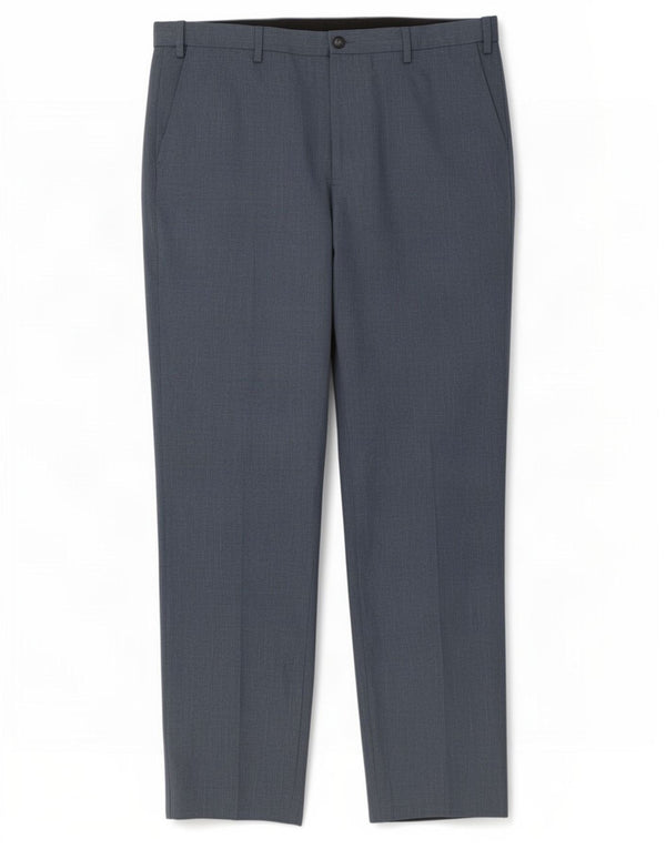 Marks & Spencer Mens Regular Chino Trousers W38 L33 Blue Polyester