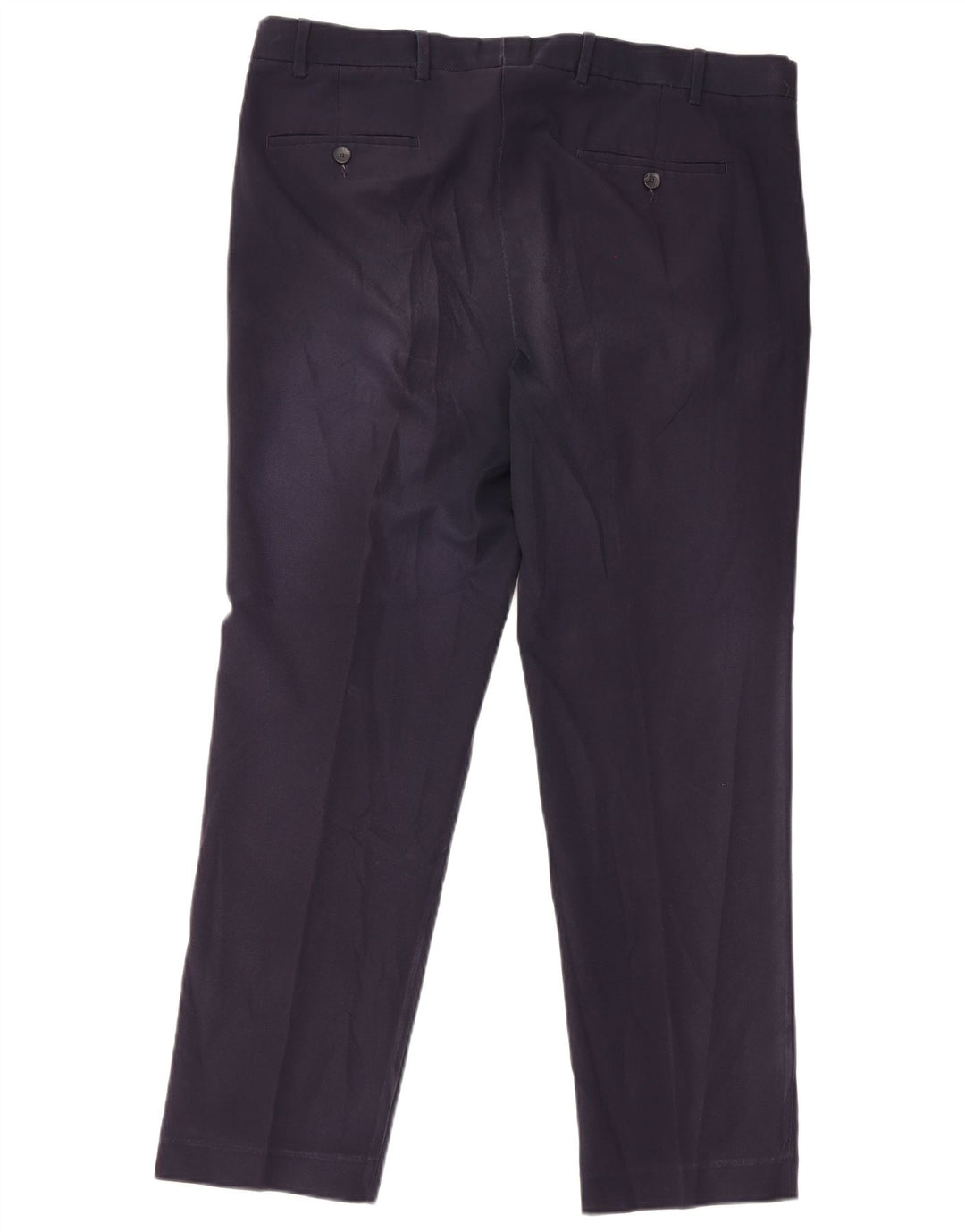 Marks & Spencer Mens Straight Regular Suit Trousers W38 L31 Navy Blue
