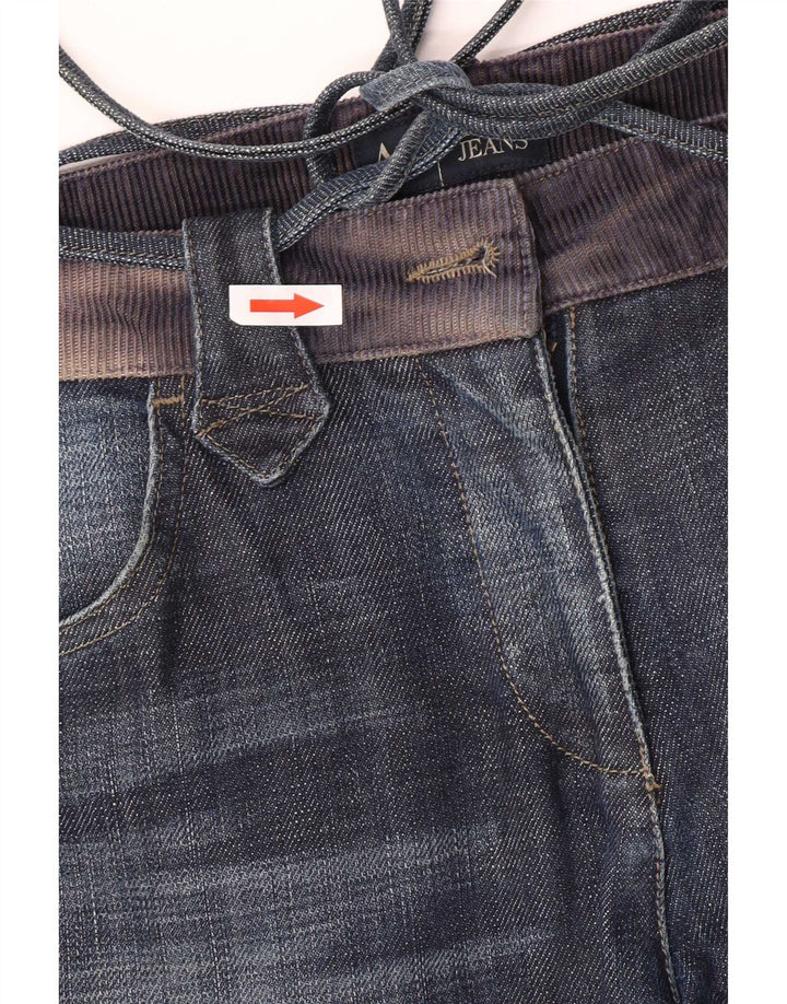 Armani Womens Bootcut Jeans UK 12 Medium W30 L31 Blue Cotton