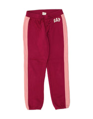 GAP Girls Tracksuit Trousers Joggers 10-11 Years Large Pink Colourblock