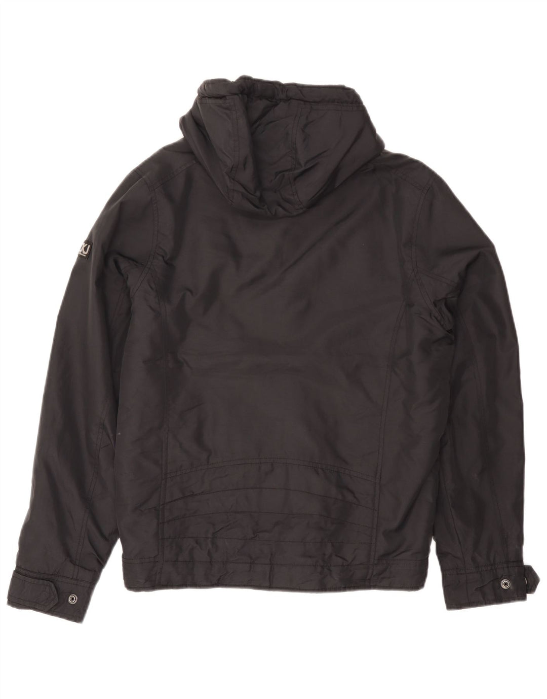 Calvin Klein Mens Hooded Padded Jacket UK 38 Medium Black