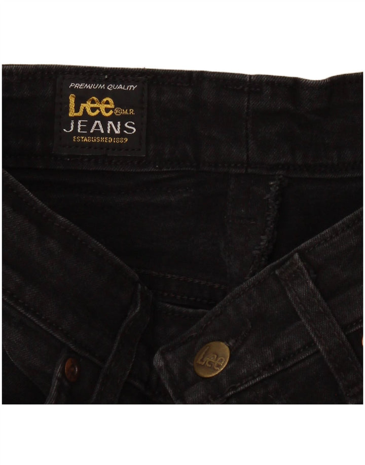 LEE Womens Straight Jeans W26 L29  Black
