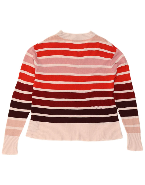 Marks & Spencer Womens V-Neck Jumper Sweater UK 12 Medium Multicoloured