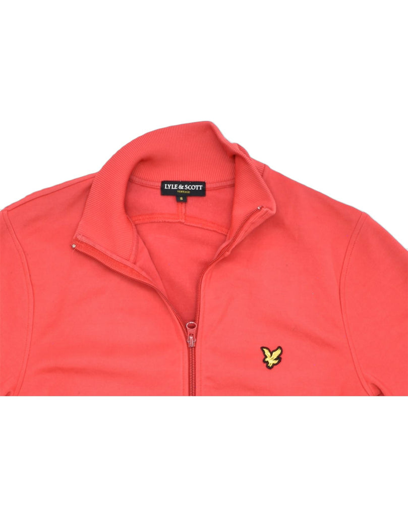 LYLE & SCOTT Mens Tracksuit Top Jacket Small Red Cotton | Vintage | Thrift | Second-Hand | Used Clothing | Messina Hembry 