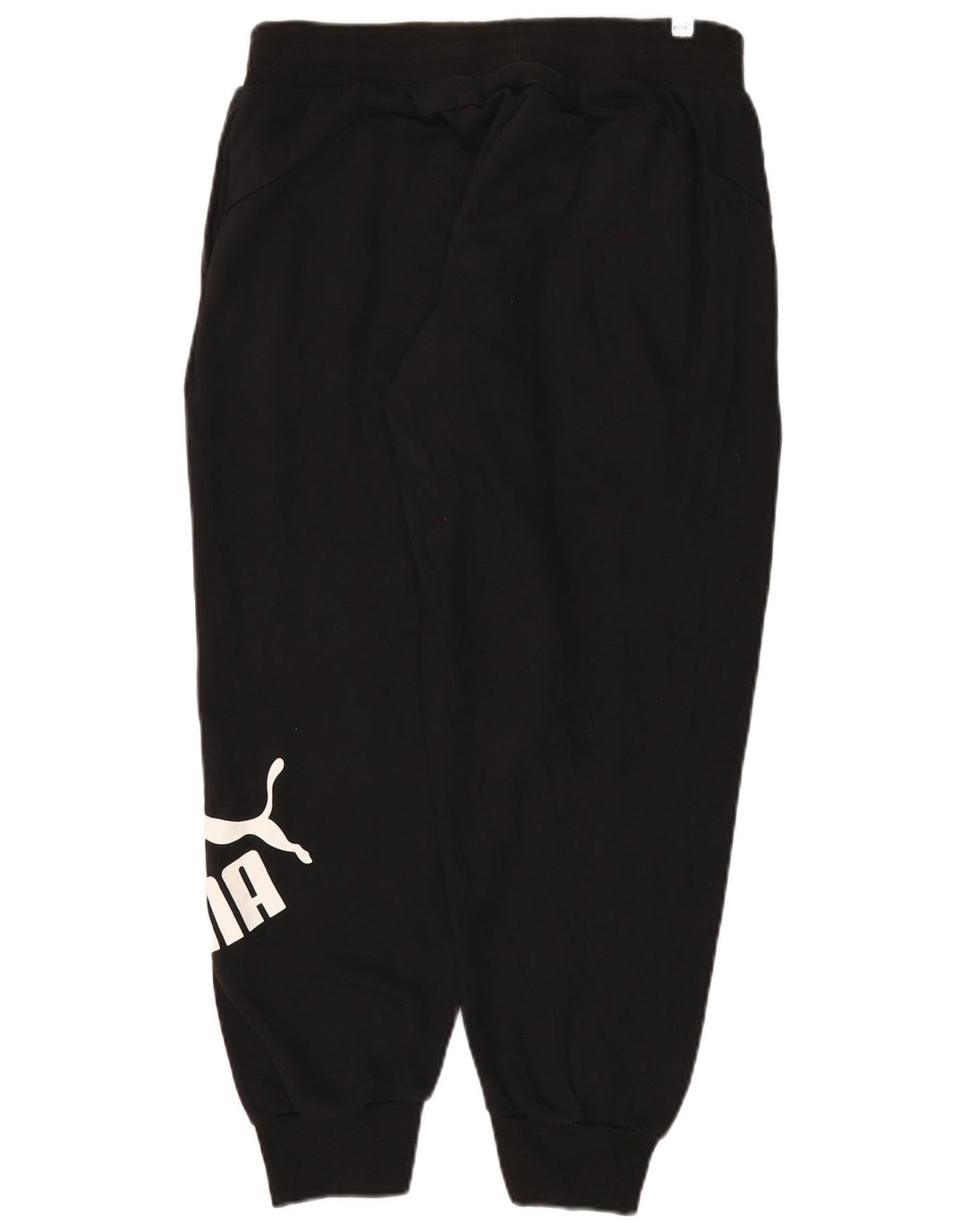 Puma Mens Graphic Tracksuit Trousers Joggers Large  Black Cotton