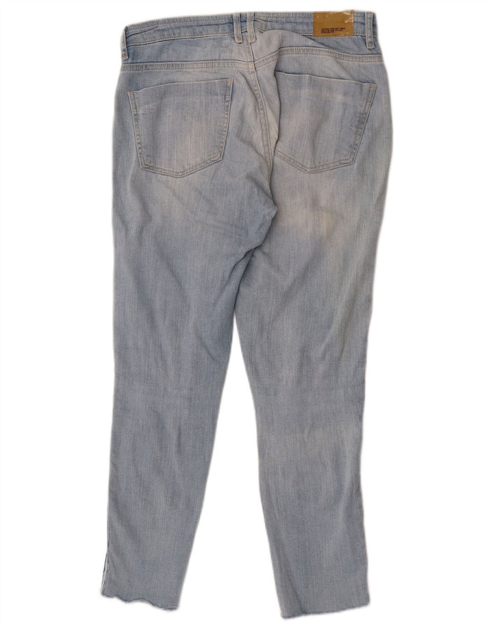 Zara Womens Slim Jeans EU 38 Small W28 L27 Blue Colourblock