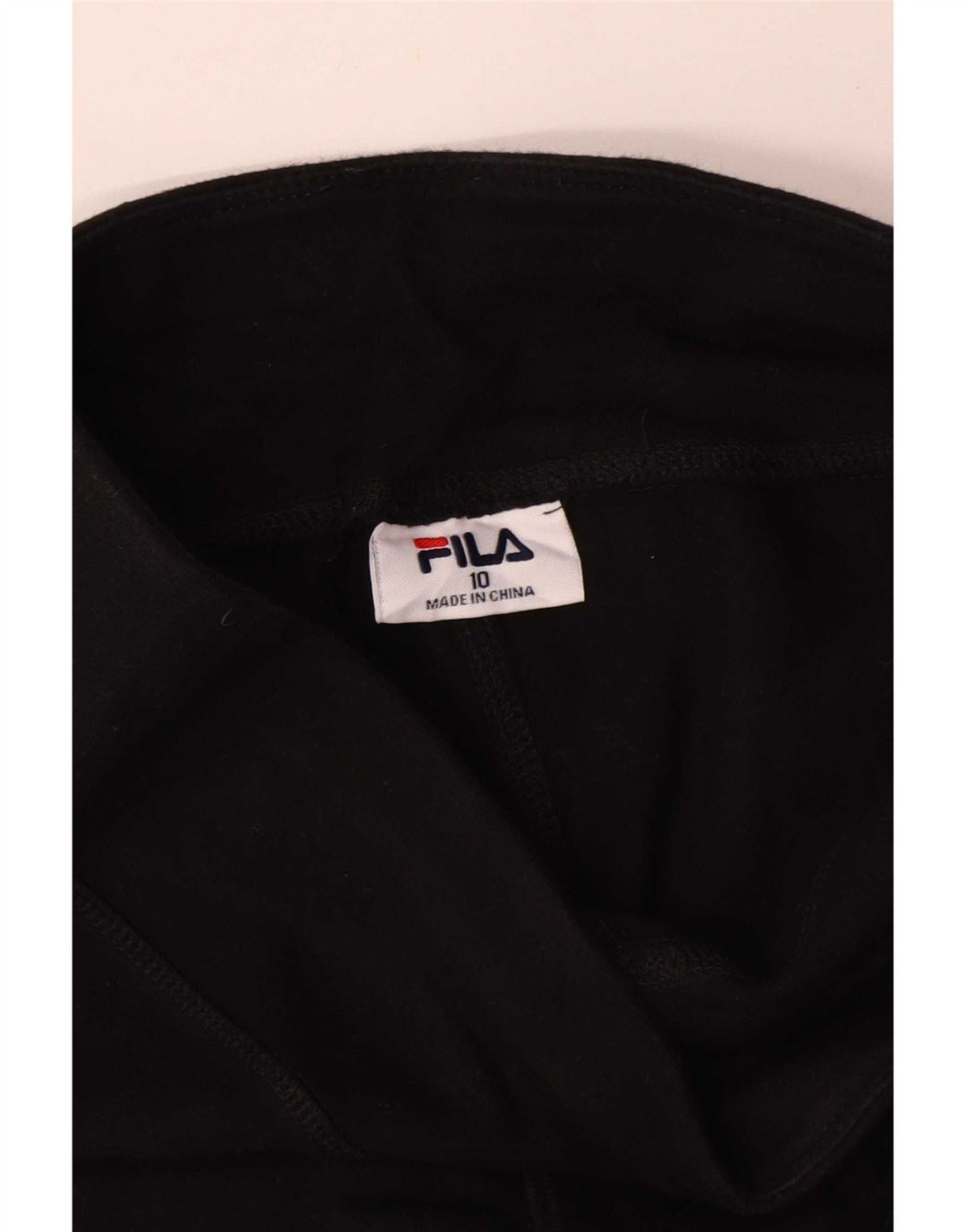 Fila Womens Graphic Leggings UK 10 Small Black