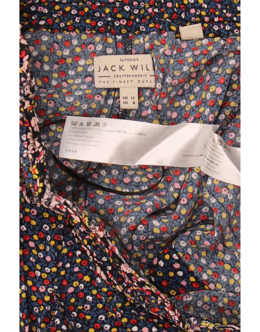 Jack Wills Womens Hot Pants UK 12 Medium W30 Multicoloured Floral Viscose