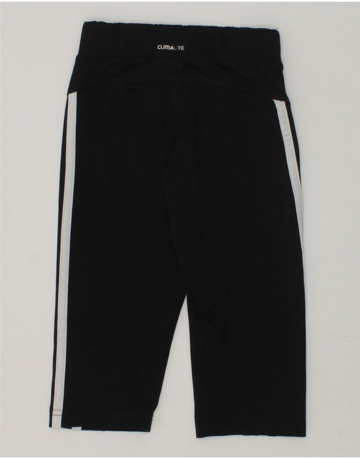 ADIDAS Girls Climalite Tracksuit Trousers 5-6 Years Black Polyester | Vintage Adidas | Thrift | Second-Hand Adidas | Used Clothing | Messina Hembry 