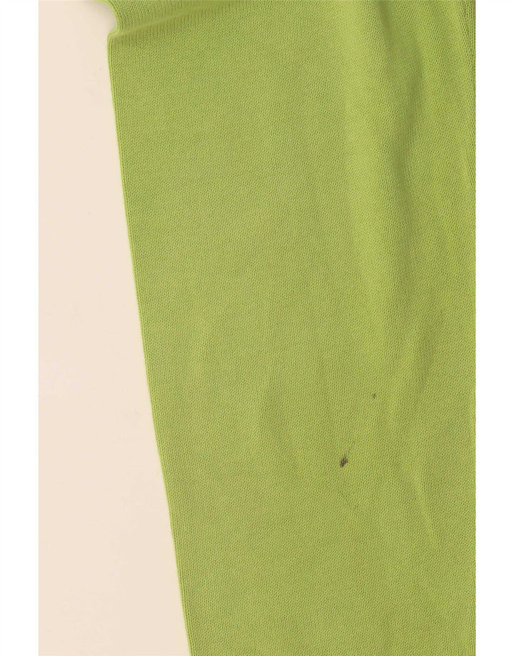 Puma Mens Crew Neck Jumper Sweater Medium Green Cotton