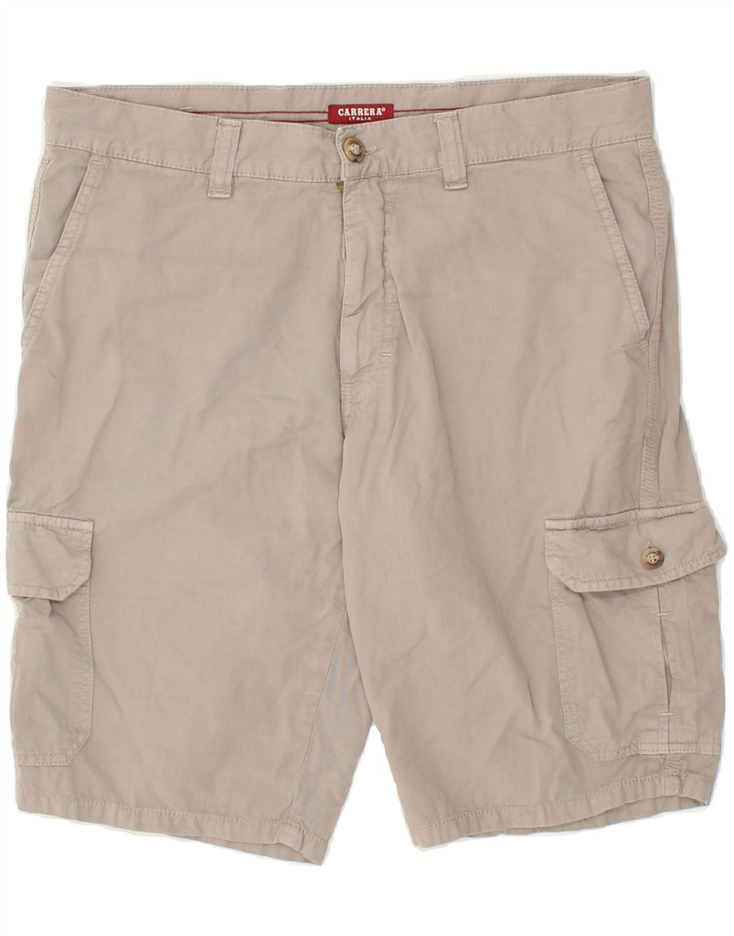 CARRERA Mens 618 Cargo Shorts IT 48 Medium W33 Beige Cotton | Vintage Carrera | Thrift | Second-Hand Carrera | Used Clothing | Messina Hembry 