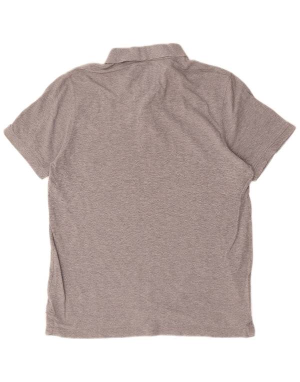 Crew Clothing Mens Polo Shirt Large Grey Cotton