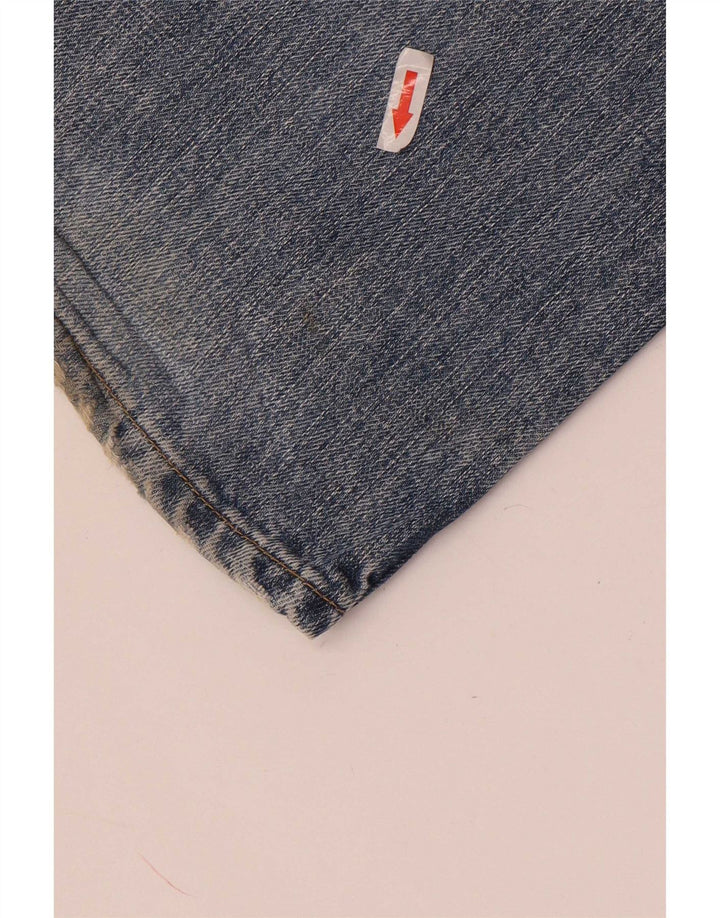 Lee Mens Seattle Distressed Straight Jeans W34 L36 Blue
