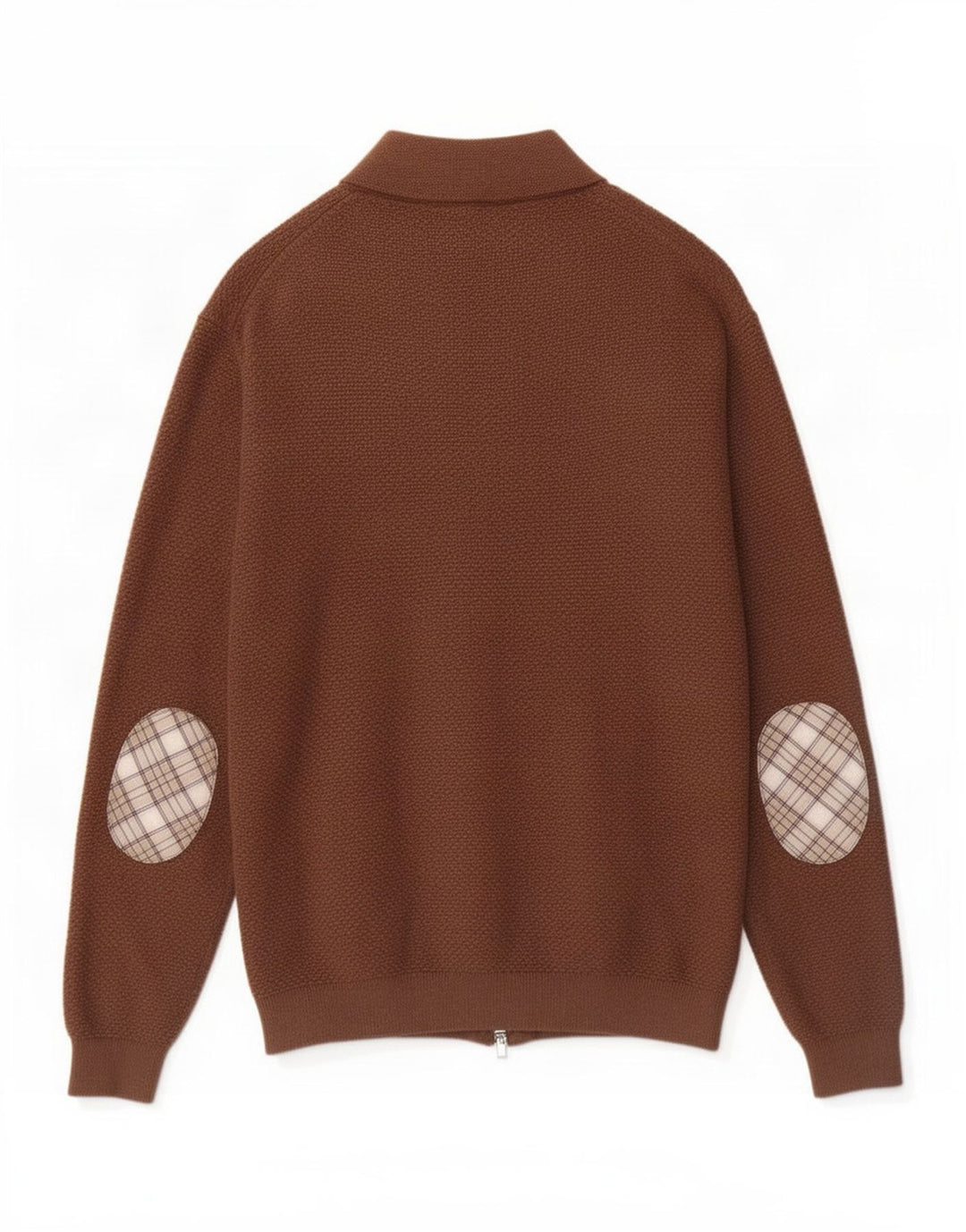 Massimo Dutti Mens Cardigan Sweater Large Brown Cotton