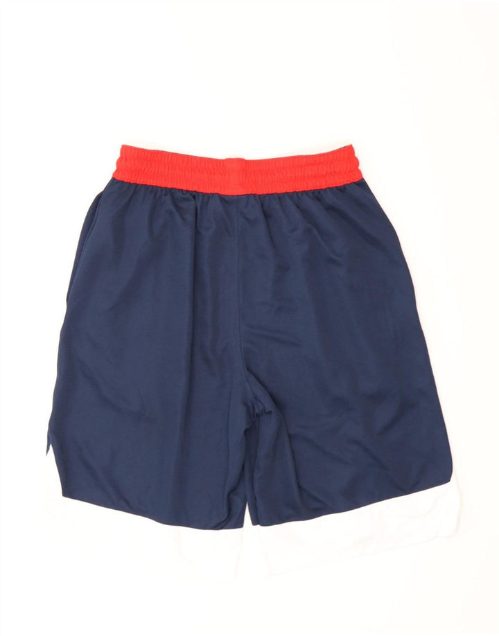 Nike Mens Dri Fit Sport Shorts Small Navy Blue Colourblock Polyester