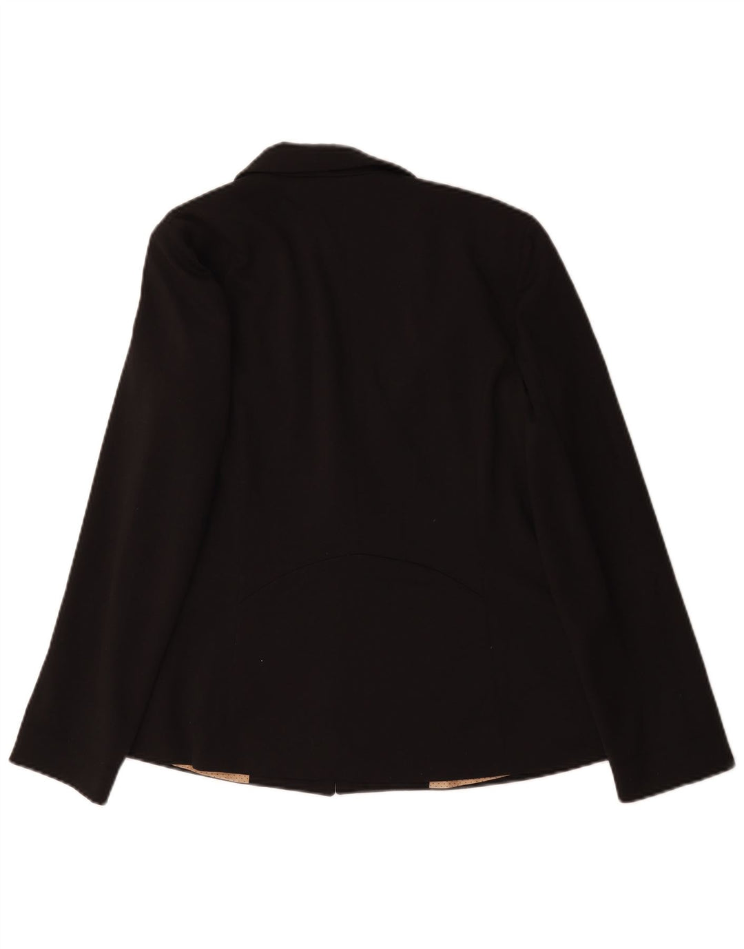 Oasis Womens 1 Button Blazer Jacket UK 12 Medium Black Polyester