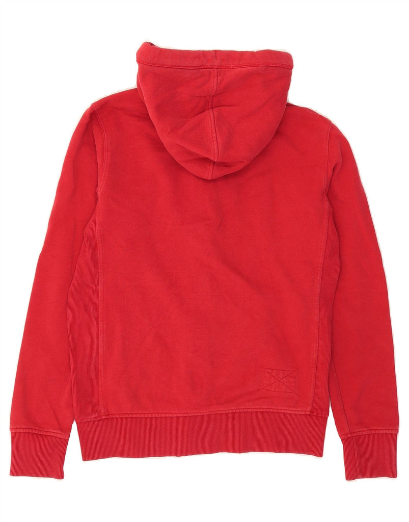 FAT FACE Mens Zip Hoodie Sweater XS Red Cotton Vintage Fat Face and Second-Hand Fat Face from Messina Hembry 