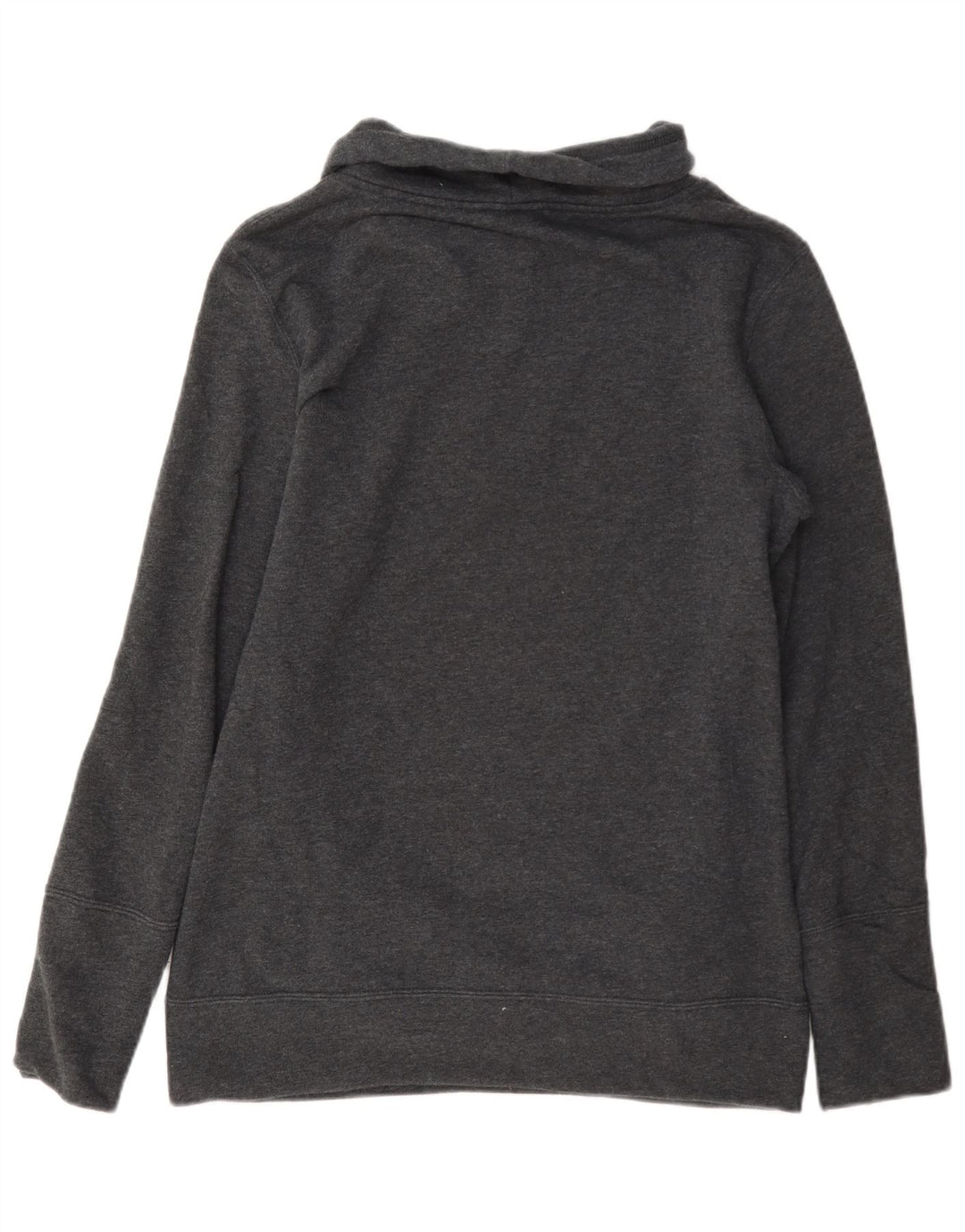 Puma Womens Graphic Sweatshirt Jumper UK 12 Medium Grey Cotton