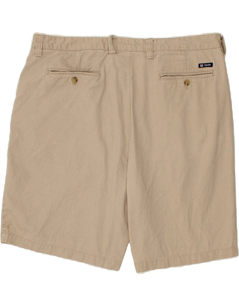 CHAPS Mens Chino Shorts W42 2XL Brown Cotton Vintage Chaps and Second-Hand Chaps from Messina Hembry 