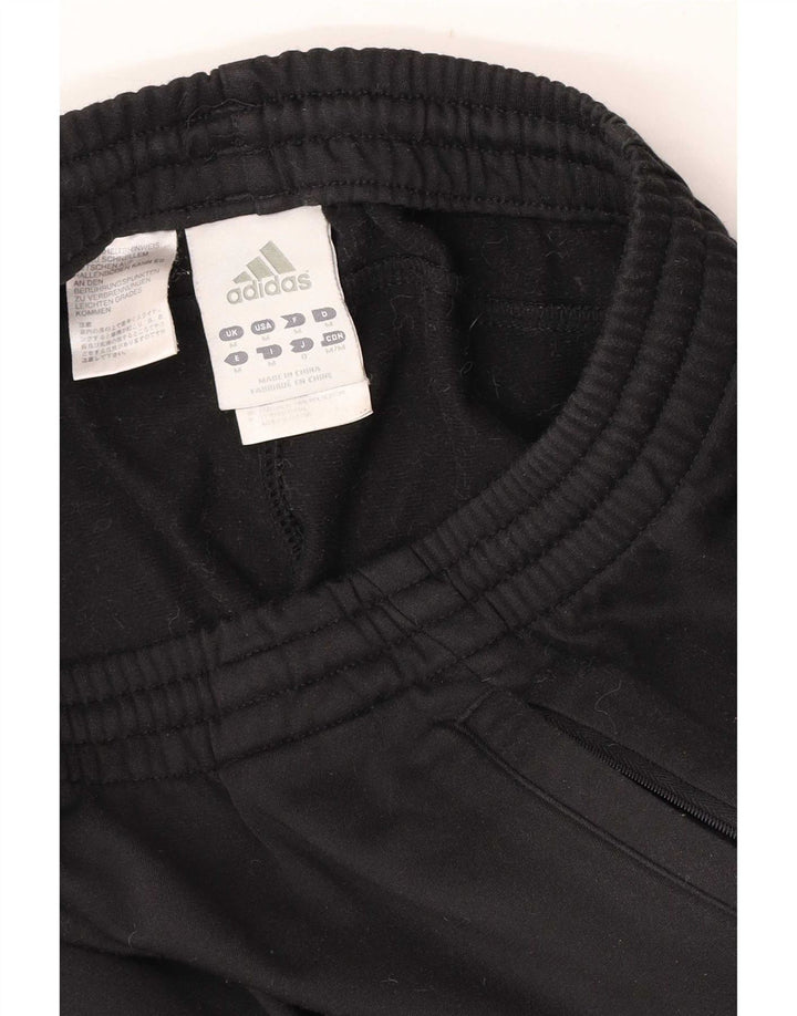 Adidas Mens Tracksuit Trousers Medium Black Polyester