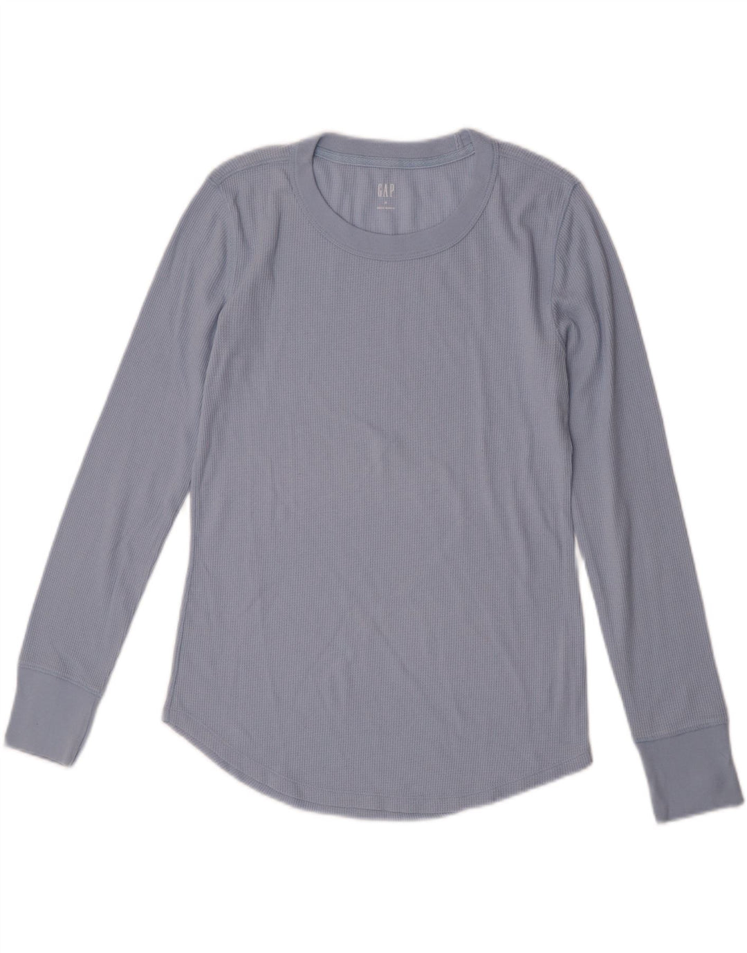 Gap Womens Top Long Sleeve UK 12 Medium Blue