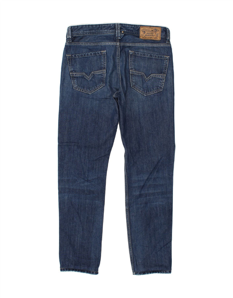 DIESEL Mens Distressed Slim Jeans W31 L30 Blue Cotton | Vintage Diesel | Thrift | Second-Hand Diesel | Used Clothing | Messina Hembry 