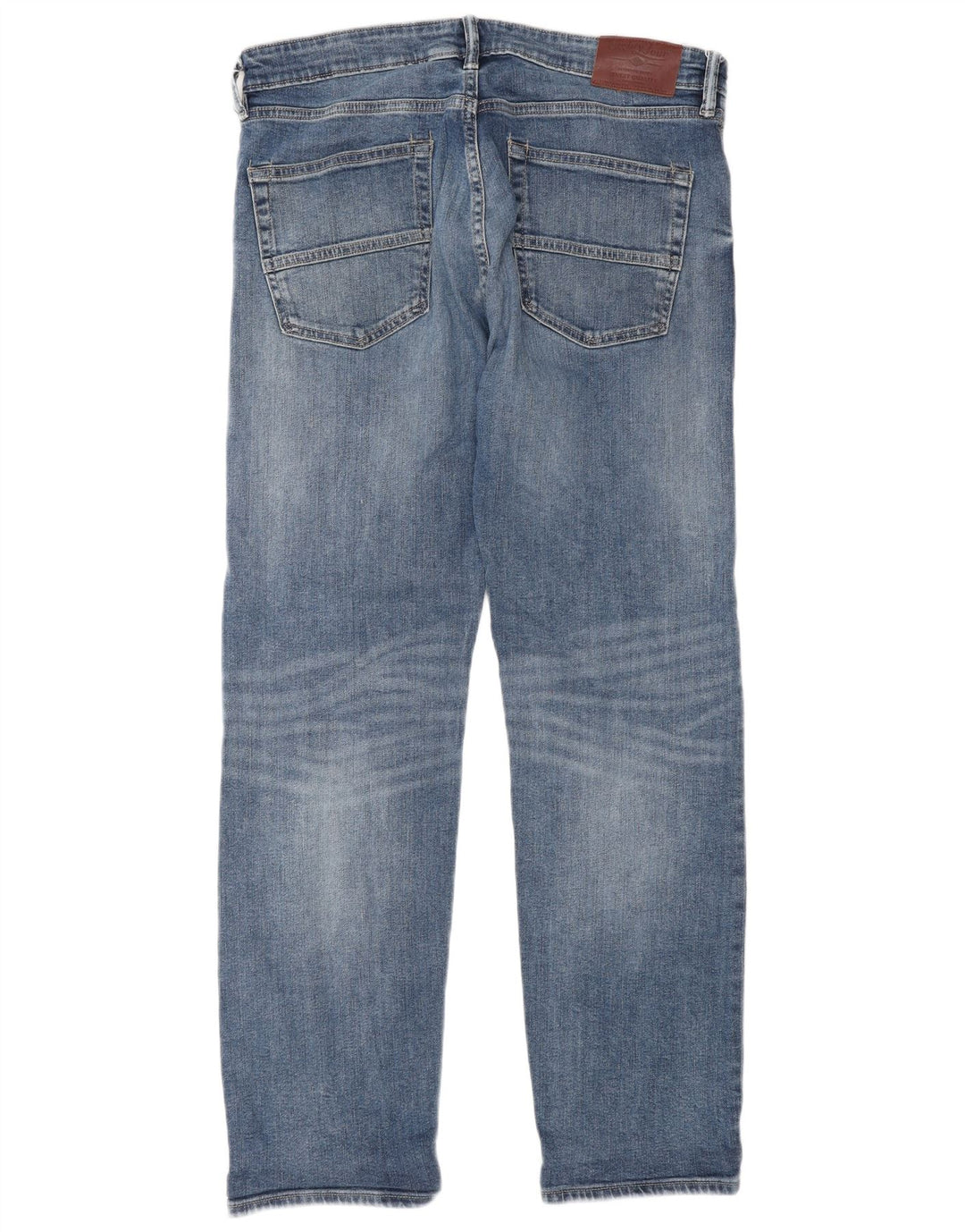 Marks & Spencer Mens Straight Jeans W34 L31 Blue Cotton