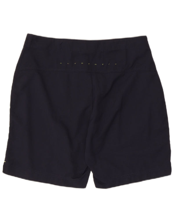 Reebok Mens Graphic Casual Shorts Small W32 Navy Blue Nylon