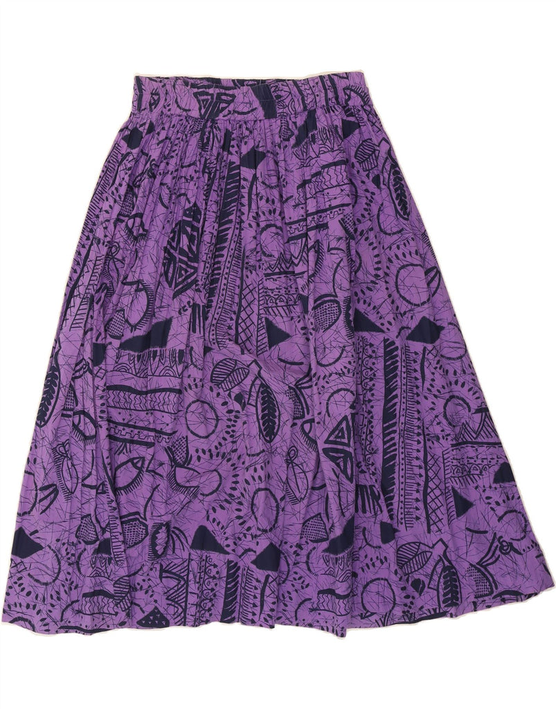 DOROTHY PERKINS Womens Vintage A-Line Skirt UK 14 Medium W30  Purple Vintage Dorothy Perkins and Second-Hand Dorothy Perkins from Messina Hembry 