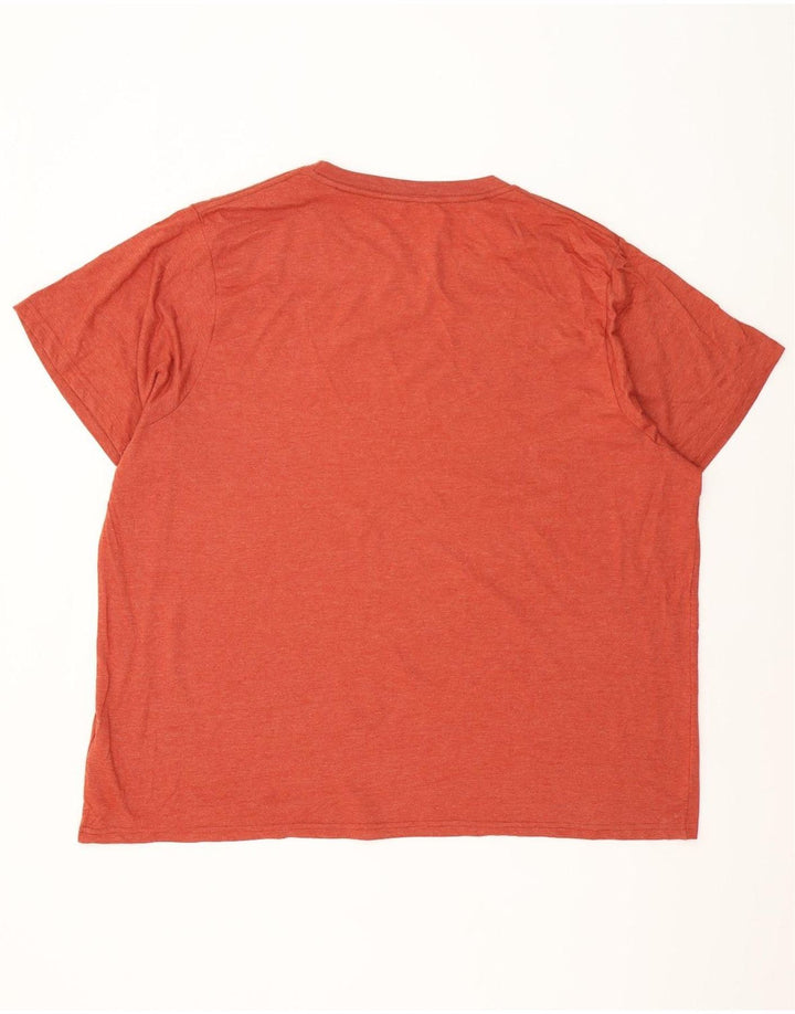 Weird Fish Mens Graphic T-Shirt Top 5XL Orange Cotton