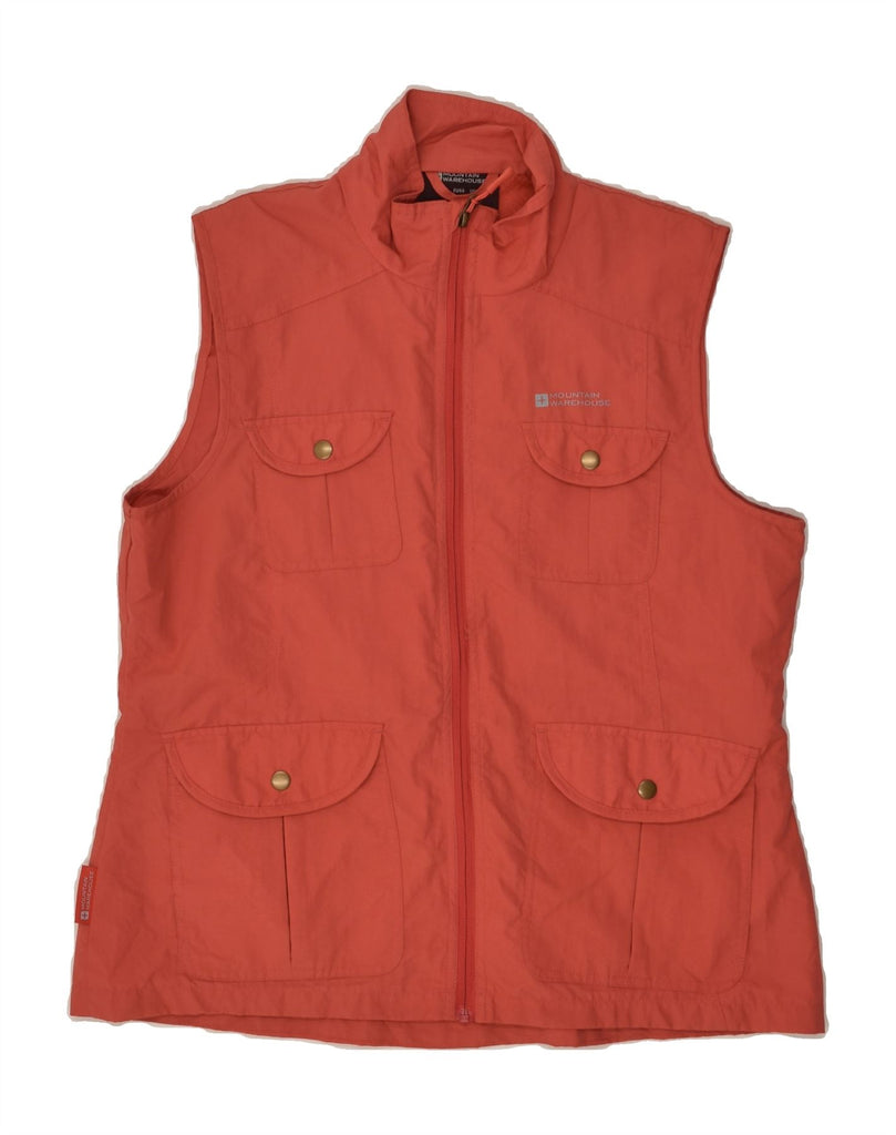 MOUNTAIN WAREHOUSE Womens Utility Gilet UK 16 Large  Red Polyester Vintage Mountain Warehouse and Second-Hand Mountain Warehouse from Messina Hembry 