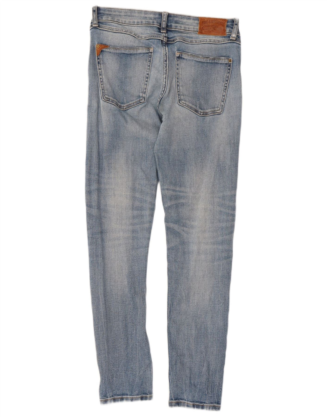 Zara Womens Distressed Slim Jeans EU 36 XS W26 L27 Blue