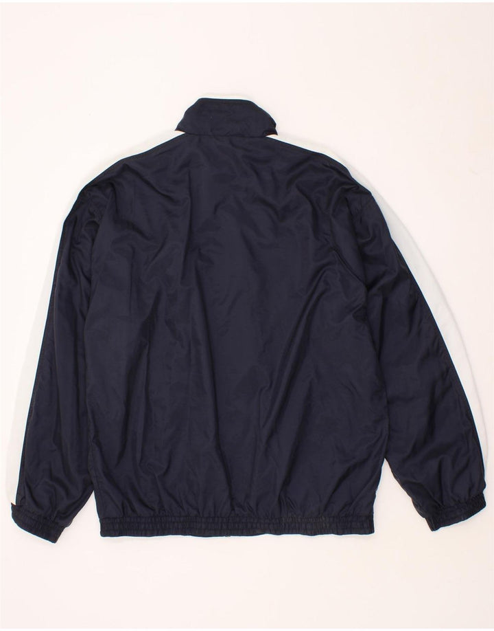 PUMA Mens Tracksuit Top Jacket Large Navy Blue Colourblock Nylon Vintage Puma and Second-Hand Puma from Messina Hembry 