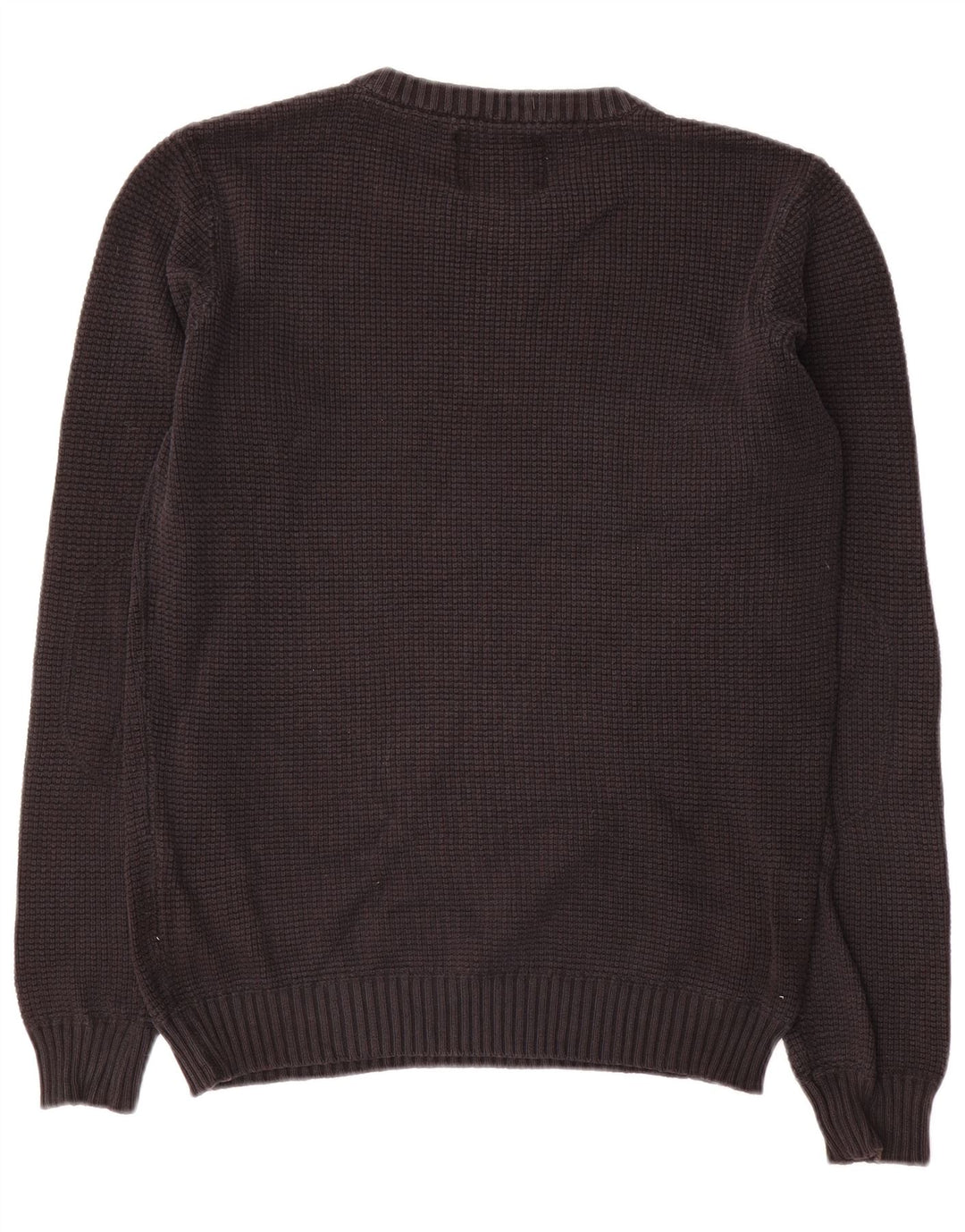 Jack & Jones Mens Crew Neck Jumper Sweater Small Black Cotton