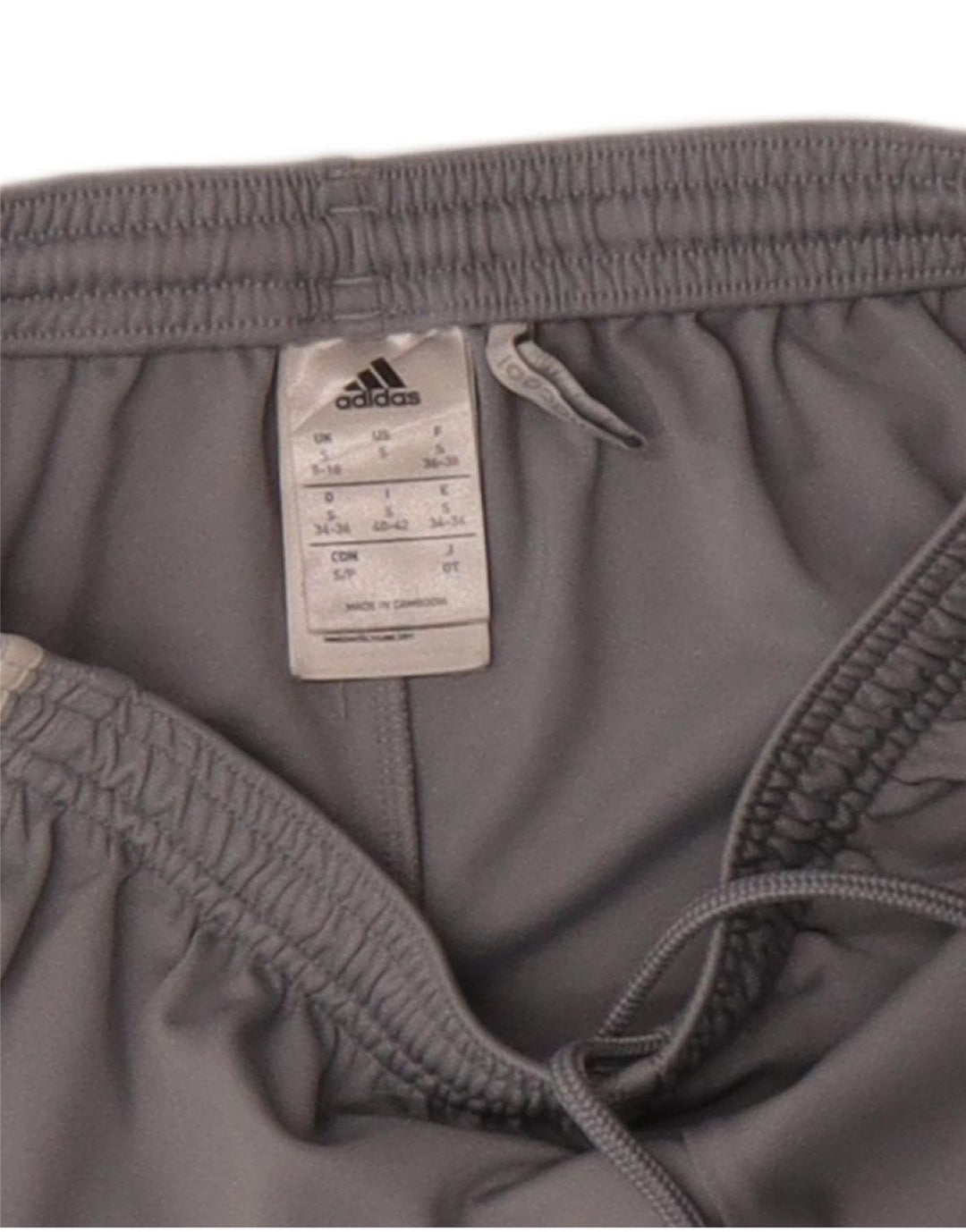 Adidas Womens Climacool Sport Shorts UK 8/10 Small Grey Polyester