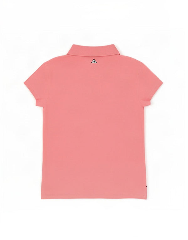 Tommy Hilfiger Womens Polo Shirt UK 18 XL Pink Cotton